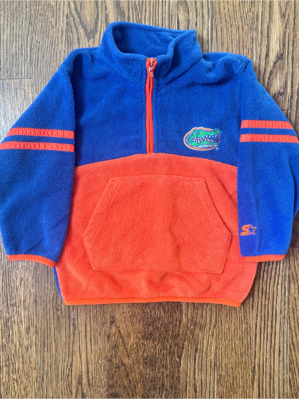 Vintage Starter toddlers  90’s fleece Florida gators zip pullover sweatshirt